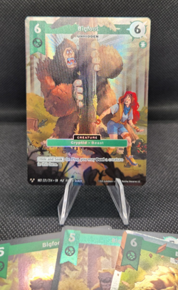 Bigfoot Unhidden Metazoo 2025 Base Set 221/214 Alt Art + 3 Extra Bigfoot Cards - Image 2