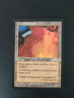 City of Traitors Exodus Magic the Gathering Card - Image 1