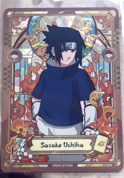 Sasuke Uchiha NARUTO NRSA01-SP-002L5 Naruto Kayou Card - ENGLISH - Heaven Scroll - Image 1