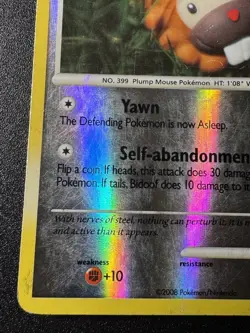 Bidoof 54/100 D&P Stormfront Pokemon Card Reverse Holo Foil Rare HP - Image 5