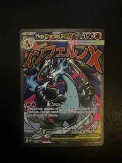PHANTASMAL FLAMES MEGA CHARIZARD X EX 023 ENG BLACK STAR PROMO. Actual Card Now! - Image 1