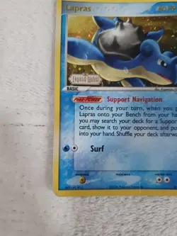 Pokemon TCG Lapras #8/92 Holo Rare EX Legend Maker Card - Image 4