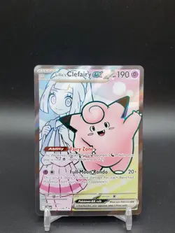 Lillie’s Clefairy ex 173/159 Journey Together Full Art NM Pokemon Card - Image 1