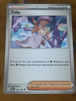 Tulip - 181/182 - Uncommon - Near Mint Paradox Rift Pokemon Card - Image 1
