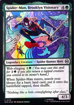 Spider-Man, Brooklyn Visionary Foil C Marvel's Spider-Man 115 NM - Image 1