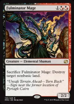 MTG Fulminator Mage, Modern Masters 2015, Heavily Played, English - Image 1