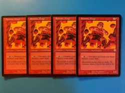 MTG 4x Seismic Mage Mercadian Masques Legacy Magic the Gathering x4 LP - Image 1