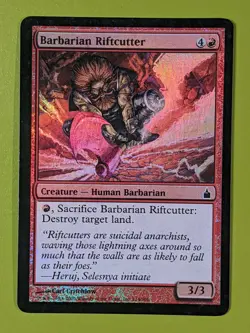 FOIL Barbarian Riftcutter x1 Ravnica: City of Guilds 1x Magic the Gathering MTG - Image 1