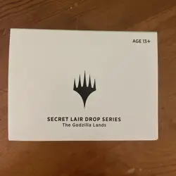 Wizards of the Coast Magic the Gathering Secret Lair The Godzilla Lands Box NEW 630509951895 - Image 1