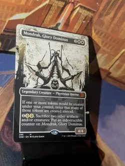 MTG Phyrexia: All Will Be One Mondrak, Glory Dominus (Showcase) Regular NM - Image 2