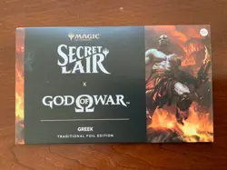 Secret Lair Playstation FOIL God of War Greek MTG Sealed - Image 1