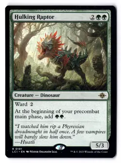 Hulking Raptor NM* The Lost Caverns Of Ixalan ENGLISH 0191 mtg -UnltdCards - Image 1