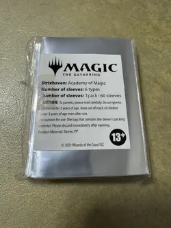 MTG Strixhaven STX APAC Alternate Art (Demonic Tutor) 1 pack, 60 Sleeves - BNEW - Image 2