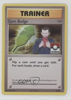 Gym Badge - Giovanni (Pokemon League) Holo Pokemon XY Black Star Promo #XY210 - Image 1