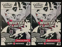Pokemon TCG White Flare Sealed Booster Bundle Lot Of 2 Brand New QTY - Image 1
