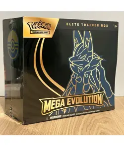 Pokemon TCG Mega Evolution Mega Lucario Elite Trainer Box ETB - Image 1