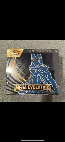 Pokemon TCG: Mega Evolution - Elite Trainer Box ETB - Lucario - New & Sealed - Image 1
