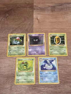 Pokemon TCG Base Set 2 Mixed set Of 5 With (2) 1st Edition - Image 1