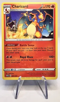 Charizard 001/015 McDonald’s 2025 Pokemon Dragon Discovery Promo NM Non Holo - Image 1