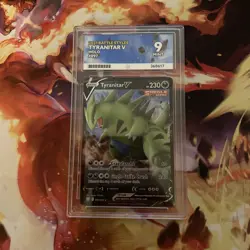 Pokemon TCG Tyranitar V - Battle Styles 097/163 Holo Ultra Rare CGC 9 - Image 1