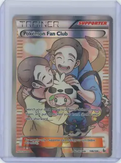 Pokemon Fan Club (106 Full Art) 106/106 Flashfire Holo - Image 1