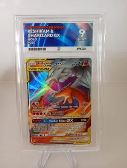 Reshiram & Charizard GX 20/214 Tag Team - Pokemon Unbroken Bonds - ACE 9 - Image 1