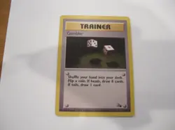 Gambler 60/62 1st Edition - Common - Fossil - Near Mint - US Seller - Pokemon T - Image 1