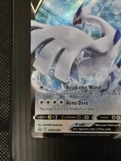 Pokemon TCG Lugia V SWSH301 Black Star Promo Holo Ultra Rare NM - Image 4