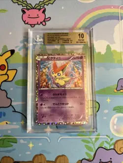 Japanese Pokemon BGS 234/BW-P Victini Mewtwo Vs Genesect Deck Pristine 10 - Image 1