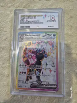 Pokemon TCG Umbreon 176 Black Star Promo, ACE 10 Graded Mint - Image 1