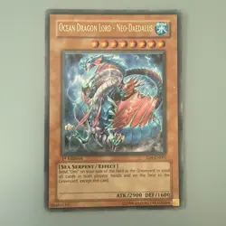 Yugioh! MP Ocean Dragon Lord - Neo-Daedalus - SD4-EN001 - Ultra Rare - 1st Editi - Image 1