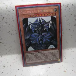 Obelisk the Tormentor TN19-EN007 Limited Edition Secret Rare Lightly Played LP - Image 1