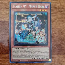 Maliss P March Hare 1st Edition Secret Rare ALIN-EN023 Yu-Gi-Oh! - Image 1