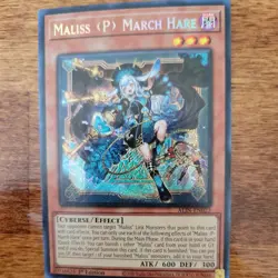 Maliss P March Hare 1st Edition Secret Rare ALIN-EN023 Yu-Gi-Oh! - Image 3