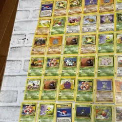 Pokemon 1999 Jungle Lot of 100 Cards Vintage Vtg Card - LP-LP+ Nintendo Pokemon - Image 5