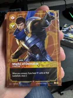 Garen Riftbound Proving Ground Deck and Scoring Chibi Card Sealed - Image 1