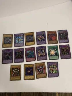 YuGiOh 1st Edition Holo Card Lot (16 Cards) Limited, Hard To Find - Image 1
