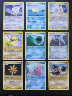 9x Old Pokemon Diamond & Pearl Great Encounters Card Bundle 2008 TCG MP - Image 1