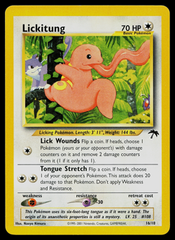 Pokemon Card - Lickitung Southern Islands 16/18 Rare | Clean Front - Image 1