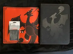 Pokemon TCG: Scorching Charizard Premium Playmat, Zip Binder, and Card Sleeves - Image 1