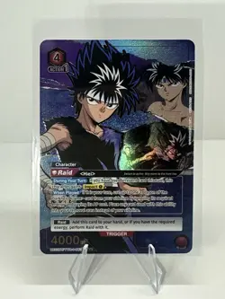 Hiei YuYu Hakusho UA21BT/YYH-1-083 SR ? Parallel UNION ARENA Card - Image 1