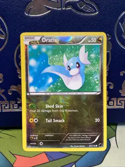 Pokemon 2013 Near Mint NM Dratini 81/116 Plasma Freeze REVERSE Card - Image 1