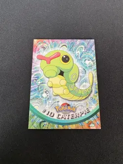 CATERPIE #10 - NON-HOLO - SERIES 1 - TOPPS Pokemon Card - Image 1