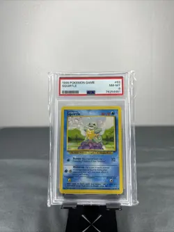 1999 POKEMON GAME SQUIRTLE #63 NM-MT PSA 8 POKEMON CARD - Image 1