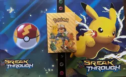 POKEMON NEW GOLD BOX 55 PLAYING CARDS - PIKACHU MINI ALBUM 25 PG ALL NEW 2 GIFTS - Image 1