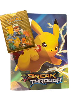 POKEMON NEW GOLD BOX 55 PLAYING CARDS - PIKACHU MINI ALBUM 25 PG ALL NEW 2 GIFTS - Image 2