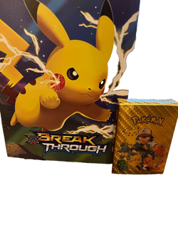 POKEMON NEW GOLD BOX 55 PLAYING CARDS - PIKACHU MINI ALBUM 25 PG ALL NEW 2 GIFTS - Image 3