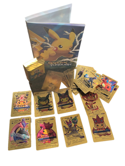 POKEMON NEW GOLD BOX 55 PLAYING CARDS - PIKACHU MINI ALBUM 25 PG ALL NEW 2 GIFTS - Image 4
