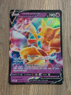 Pokemon Alakazam V Promo Card SWSH083 (Oversize Card) - Image 1