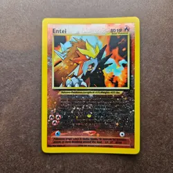 Entei 34 Pokemon Black Star Promo Reverse Holo Card - MP - Image 1